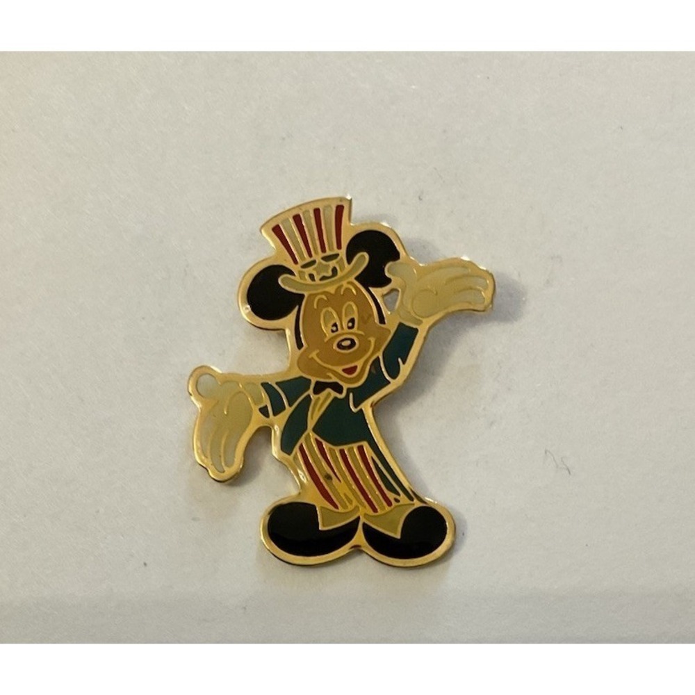 Walt Disney Mickey Mouse Top Hat 1989 Enamel Pin Eastman Kodak Co Hat Pinback
